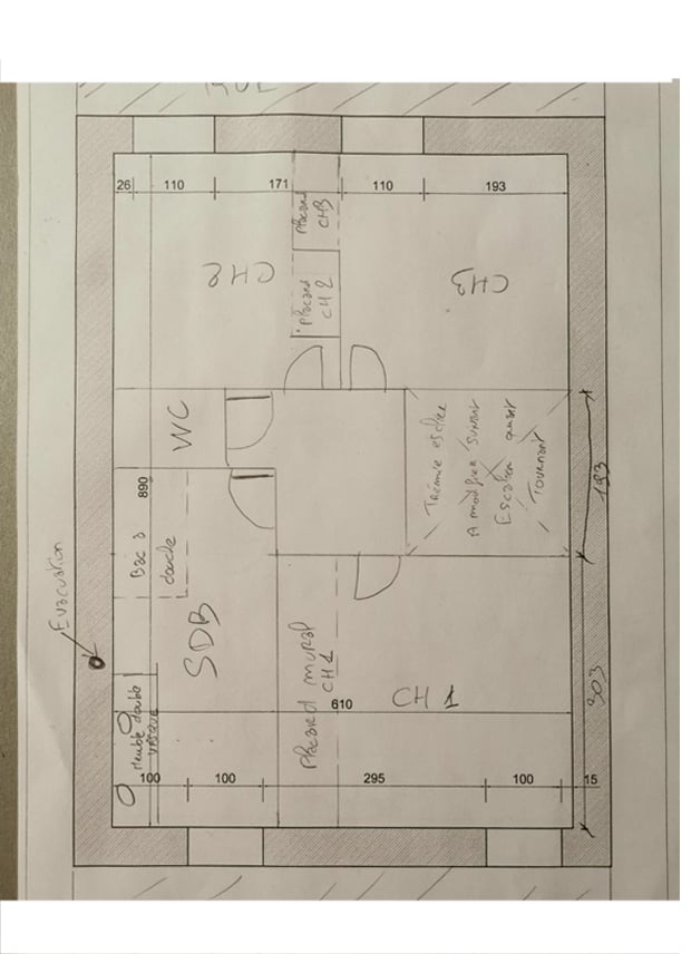 Plan etage client  